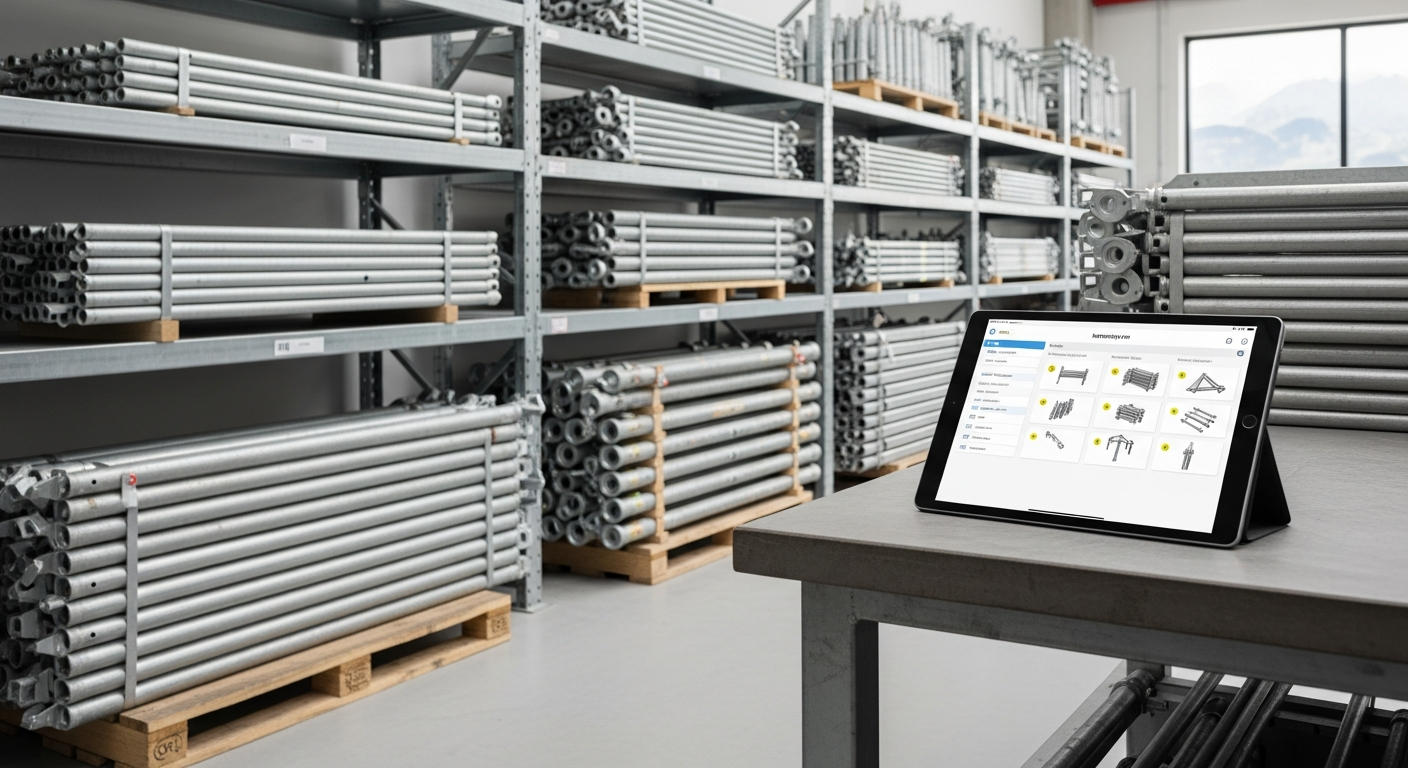 Gerüstbau Software: Teile-Tracking und automatische Mietabrechnung