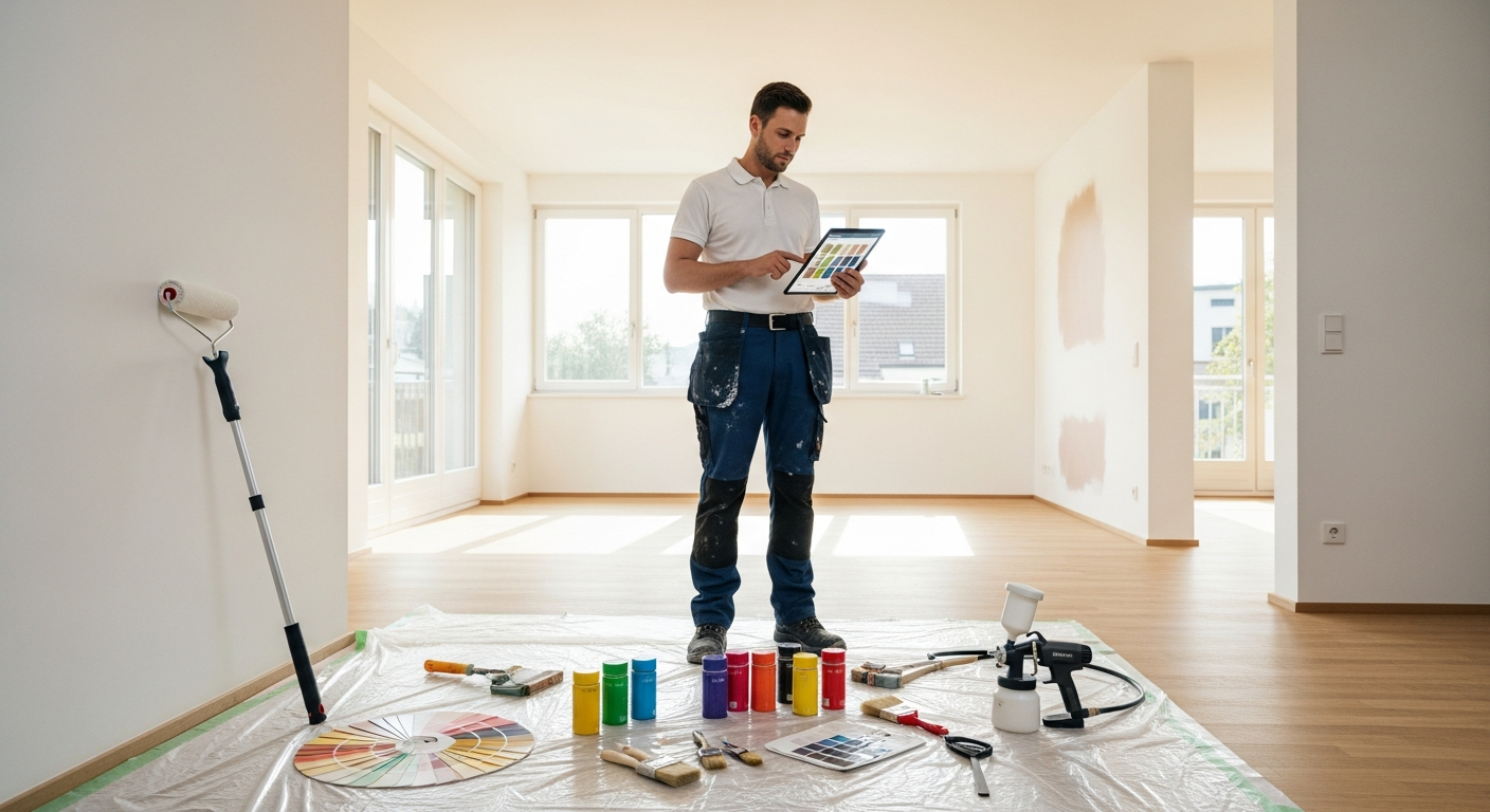 Malerbetrieb digitalisieren: So sparen Sie 10 Stunden pro Woche